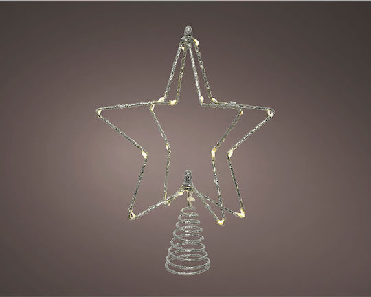 Lumineo Plastic Illuminated Christmas Decorative Star 20x5x25cm