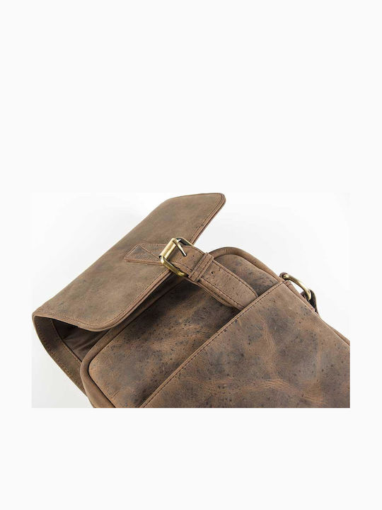 Leather Men's Bag Shoulder / Crossbody Brown