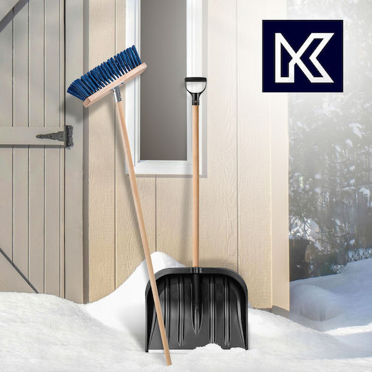 Kadax Snow Shovel + Street Brush Snow Removal Sweeping Set
