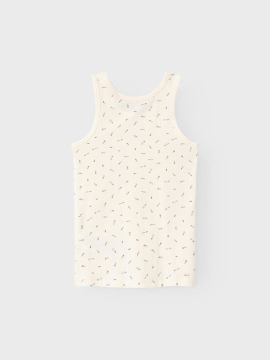 Name It Set of Kids' Undershirts Sleeveless Buttercream 2pcs