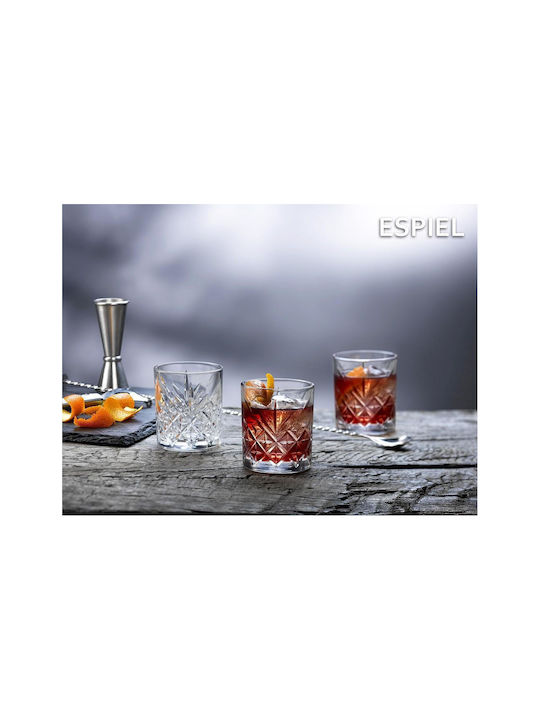 Espiel Timeless Set of Glasses for White and Red Wine made of Glass Stemmed 330ml 12pcs