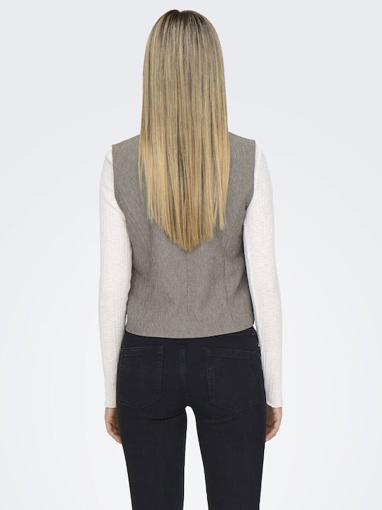 Only Women's Vest Brown