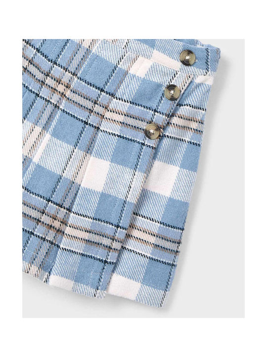 Mayoral Kids Skirt Checked Blue