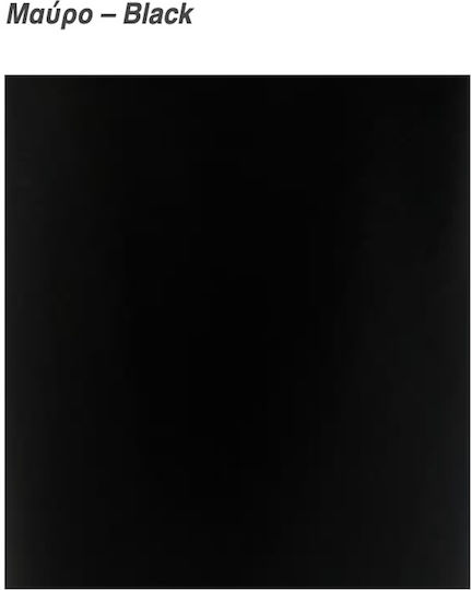 GTMED Metallic Fireplace Screen with 2 Panels x80cm Black