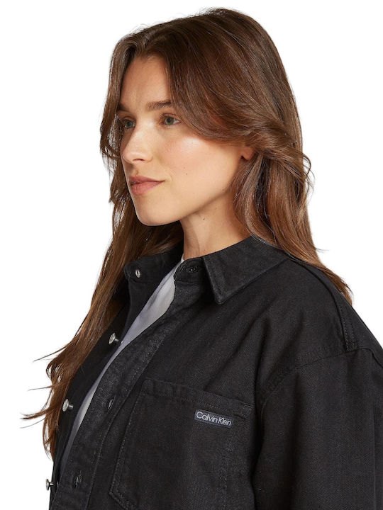 Γυναικείο Μαύρο Overshirt