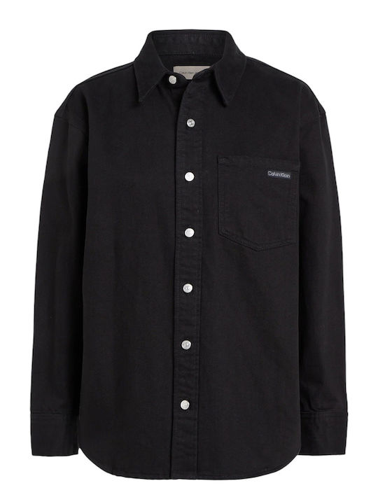 Γυναικείο Μαύρο Overshirt