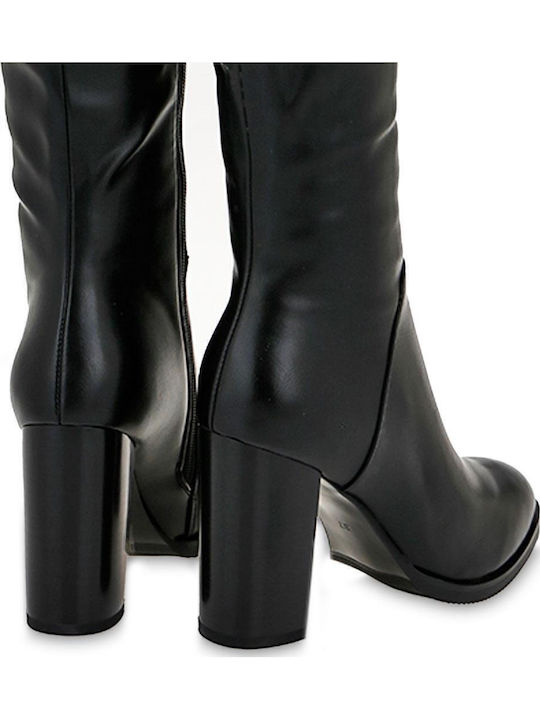 Damenstiefel mit hohem Absatz Schwarz