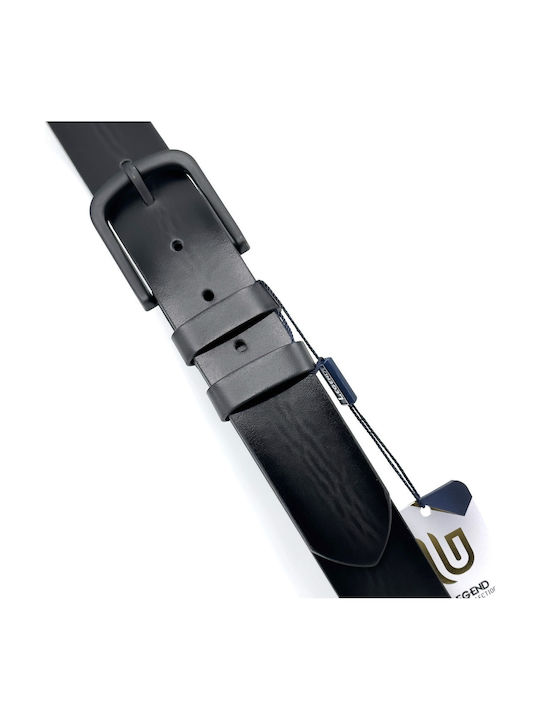 Wide Men's Belt Black