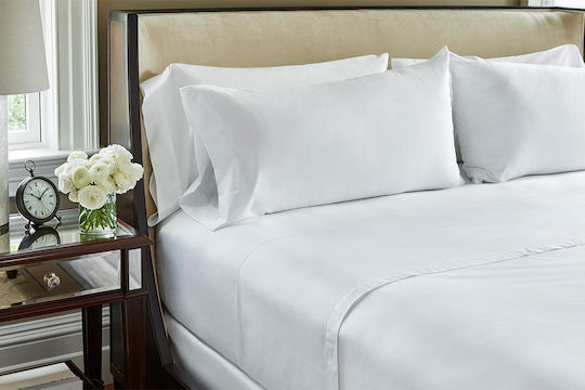Σεντόνι Ξενοδοχείου Naxos Semi Percale Easy Iron Μονό