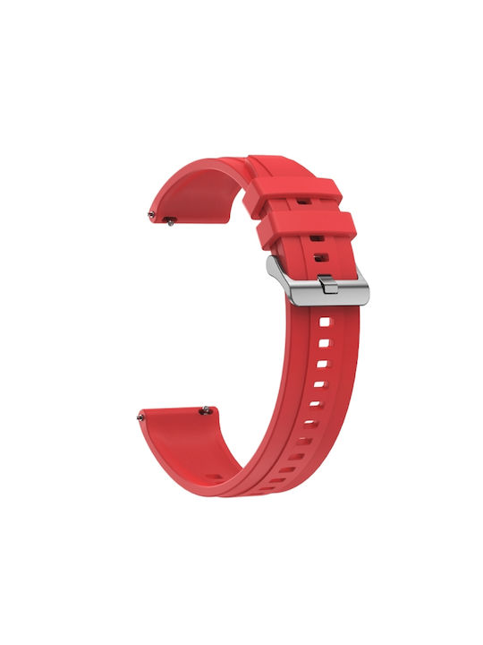 Λουράκι Σιλικόνης Κόκκινο (Huawei Watch 4 Pro)