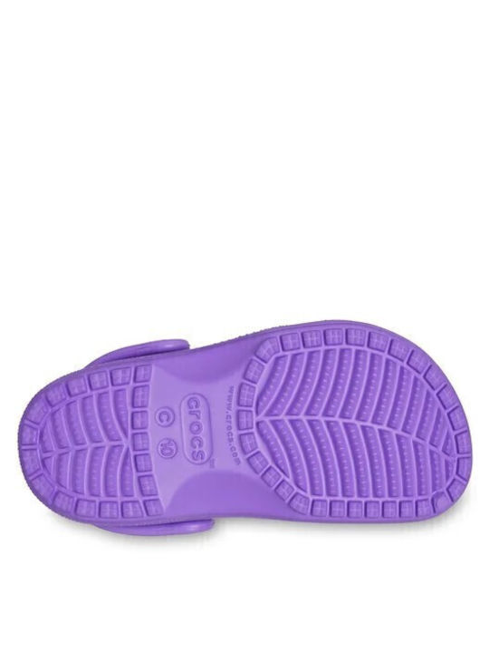 Classic Clog Children's Anatomical Beach Shoes Purple