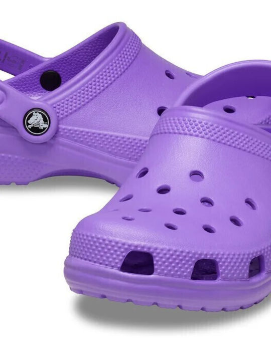 Classic Clog Children's Anatomical Beach Shoes Purple