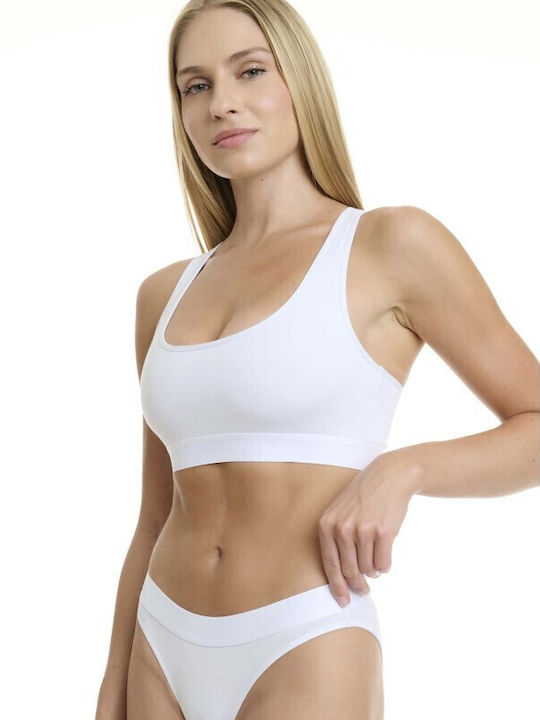 Femei Sutien sport Alb