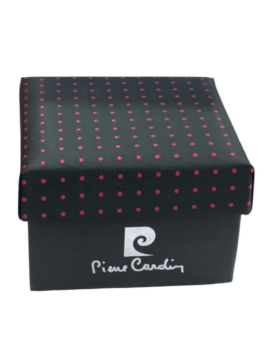 Set cadou Pierre Cardin Cravată din satin cu buline Butoni Culoare neagră 90249-150 Set cadou Pierre Cardin Cravată din satin cu buline Butoni Culoare neagră 90249-150