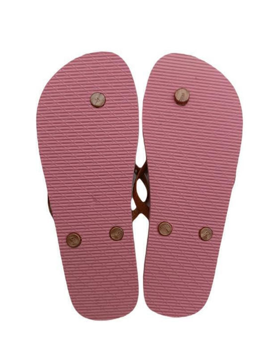 Damen Zehentrenner In Roségold Farbe