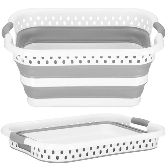 Pliere Lavoar Dreptunghiular 53x38x24cm. Capacitate 24lt Alb