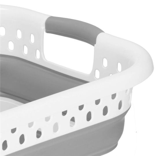 Pliere Lavoar Dreptunghiular 53x38x24cm. Capacitate 24lt Alb