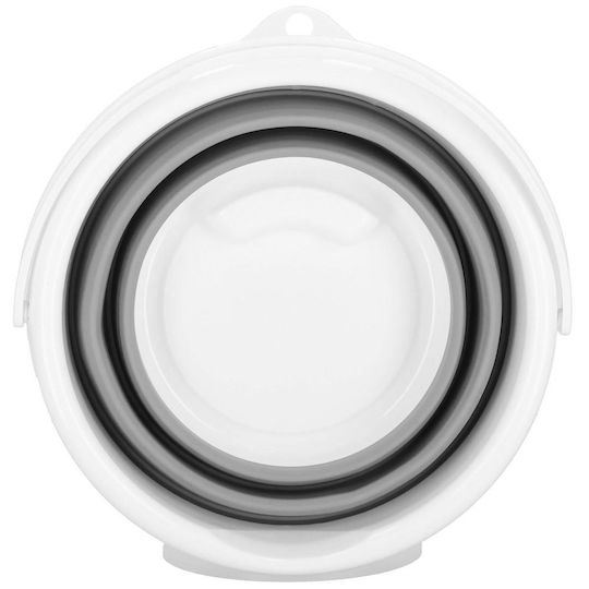 Pliere Lavoar Rotund 31x24cm. Capacitate 10lt Alb