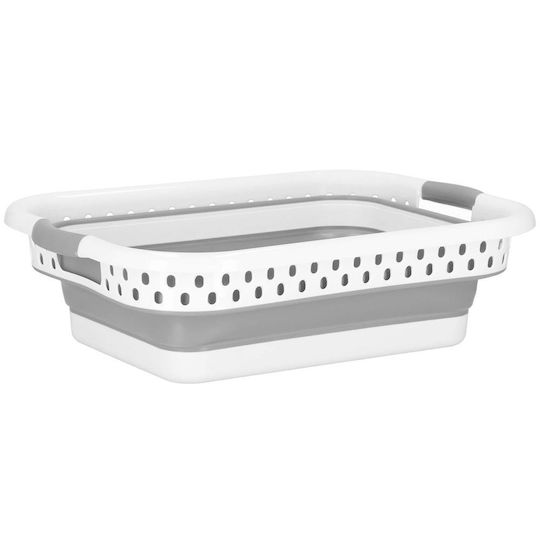 Pliere Lavoar Dreptunghiular 53x38x24cm. Capacitate 24lt Alb