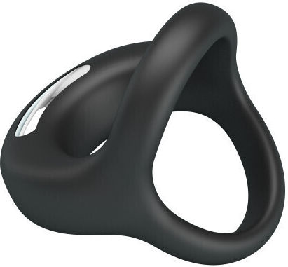 Pretty Love Vibrant Penis Ring Δονούμενο Δαχτυλίδι Πέους Σιλικόνης Μαύρο BI-210322