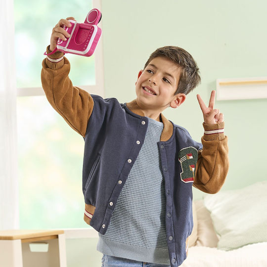 Vtech Kidizoom Print Compact Φωτογραφική Μηχανή 2MP με Οθόνη 2.4" και Ανάλυση Video 320 x 240 pixels Θερμικής Εκτύπωσης Ροζ
