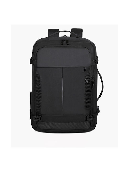 R&J Backpack Waterproof 37lt Black