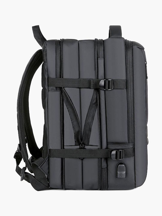 R&J Backpack Αδιάβροχο 31lt Μαύρο