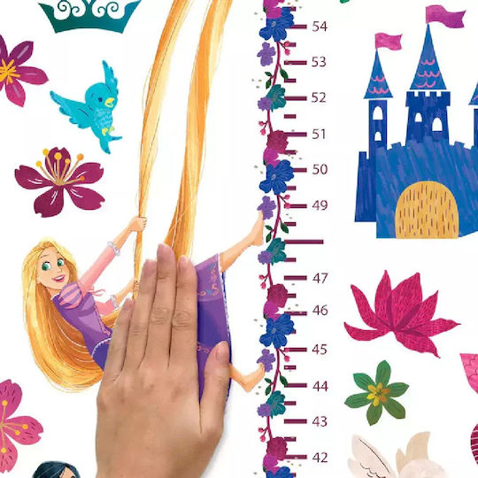 RoomMates Decor Kids Growth Height Chart Wall Sticker with Design Princesses Multicolour