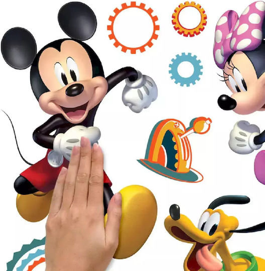RoomMates Decor Kids Growth Height Chart Wall Sticker Mickey And Friends Multicolour