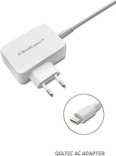 Qoltec USB-C Universal Laptop Charger 65W 5V 25A