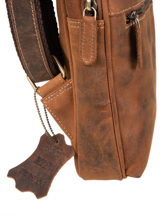 Leather Men's Bag Shoulder / Crossbody Brown