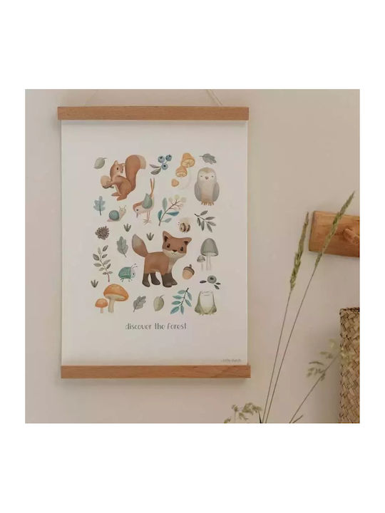 Little Dutch Πόστερ A3 Διπλής Όψης Forest Wonders