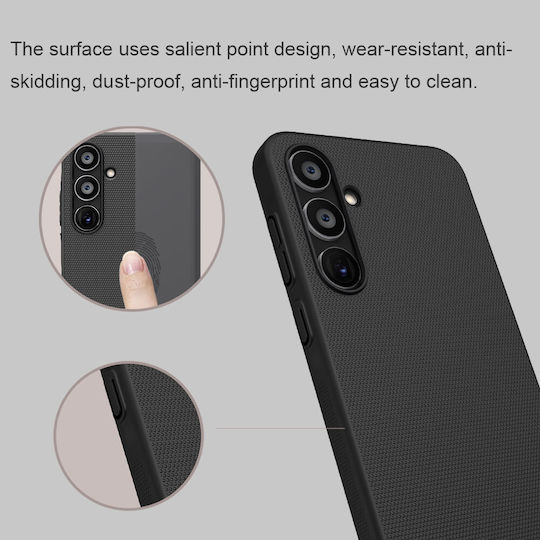 Nillkin Super Frosted Back Cover Silicone / Plastic Durable Black (Galaxy A35)