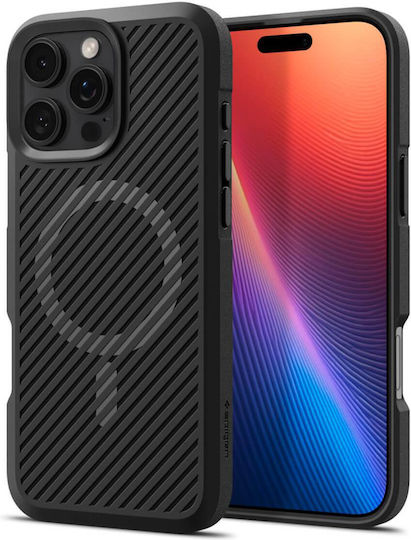 Spigen Core Armor MagFit Back Cover Plastic Rezistent Negru (iPhone 16 Pro Max)