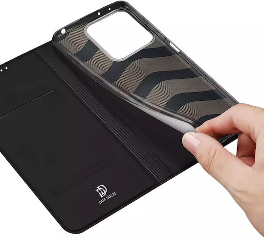 Dux Ducis Skin Pro Wallet Σιλικόνης Μαύρο (Redmi Note 13 5G)