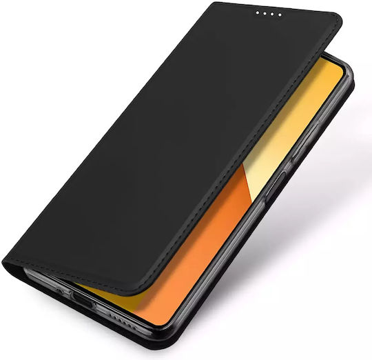 Dux Ducis Skin Pro Wallet Σιλικόνης Μαύρο (Redmi Note 13 5G)