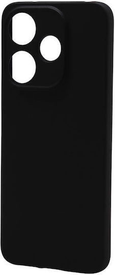 iNOS Umschlag Rückseite Silikon Schwarz (Redmi 13)