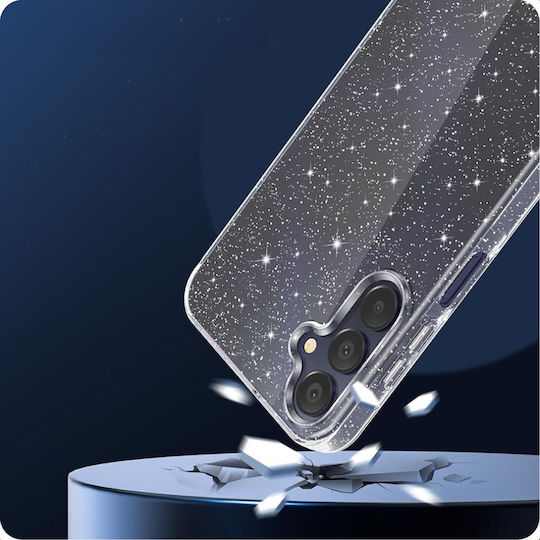 Techsuit Sparkleskin Back Cover Silicon Transparent (Galaxy A55)