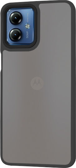 Techsuit Halofrost Задна корица Силикон Черен (Moto G14)