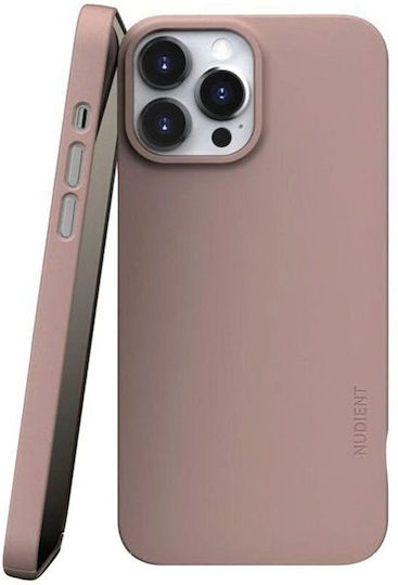 Nudient Thin Umschlag Rückseite Kunststoff Rosa (iPhone 13 Pro)