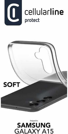 Cellular Line Soft Back Cover Διάφανο (Galaxy A15)
