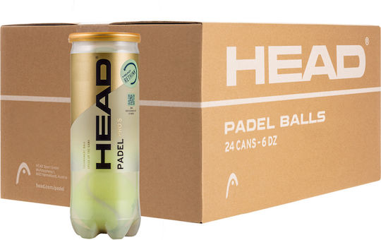 Head Pro S Padel Balls 3pcs