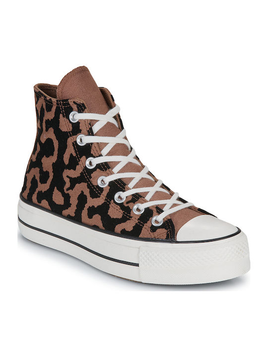 Women's Flatforms Boots Leopard Remix