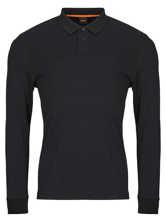 Polo Long Sleeve Blouse Black