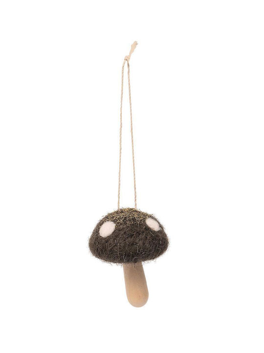 Mushroom Christmas Tree Ornament Red