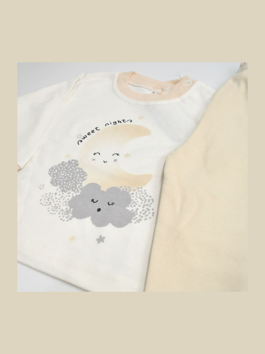 Extan Bebe Kids' Pajamas Winter BEIGE
