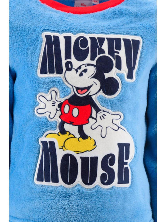 Superheroes Παιδική Πιτζάμα Χειμωνιάτικη Fleece Red Mickey