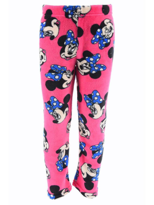 Superheroes Kids' Pajamas Winter Fleece Pink