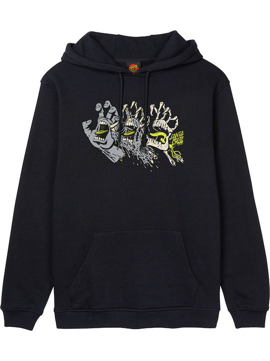 Sweatshirt mit Kapuze Schwarz
