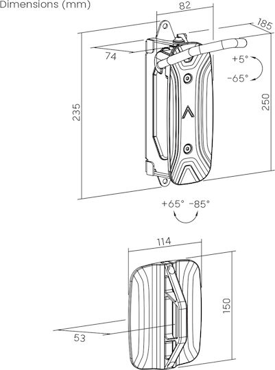 Maclean Energy Bicycle Wall Mount